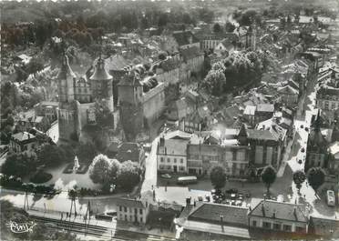 / CPSM FRANCE 25 "Montbéliard, vue aérienne, le château"