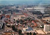 25 Doub / CPSM FRANCE 25  " Sochaux Montbéliard, vue générale aérienne, les usines Peugeot"