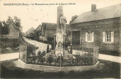 CPA FRANCE 27 "Hacqueville, monument aux morts"