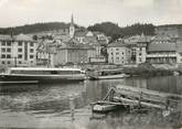 25 Doub / CPSM FRANCE 25 "Villers le Lac, vue générale et l'embarcadère"