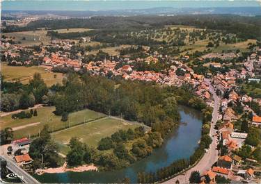 / CPSM FRANCE 25 "Voujeaucourt, vue panoramique aérienne"