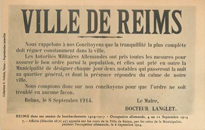 / CPA FRANCE 51 "Ville de Reims"