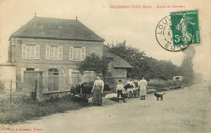 CPA FRANCE 27 "Heudebouville, rte de Louviers"