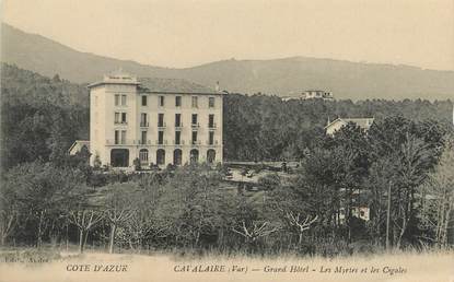 / CPA FRANCE 83 "Cavalaire, grand hôtel"