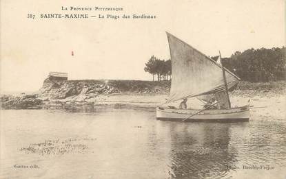 / CPA FRANCE 83 "Sainte Maxime, la plage des Sardinaux"