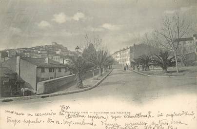 / CPA FRANCE 83 "Pierrefeu, bld des Palmiers"