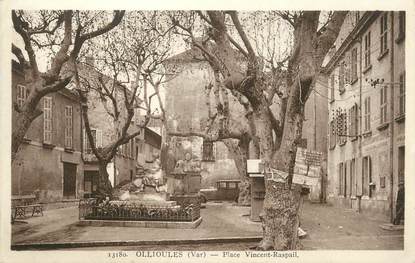 / CPA FRANCE 83 "Ollioules, place Vincent Raspail"