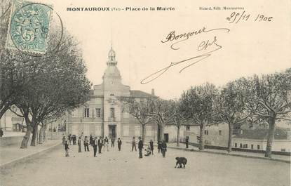 / CPA FRANCE 83 "Montauroux, place de la mairie"