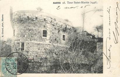/ CPA FRANCE 78 "Mantes, tour Saint Martin"