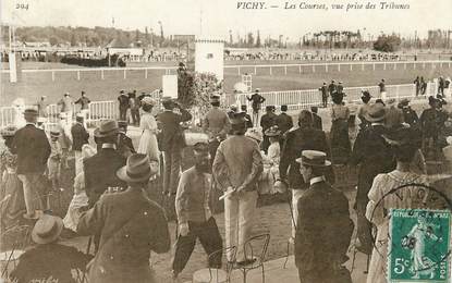 / CPA FRANCE 03 "Vichy, les courses, vue prise des tribunes"