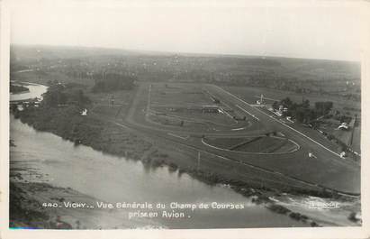 / CPSM FRANCE 03  "Vichy, vue générale du champ de courses"