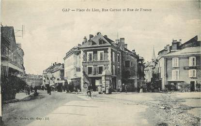 / CPA FRANCE 05 "Gap, place du Lion "