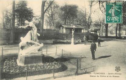 / CPA FRANCE 87 "Limoges, jardin d'Orsay" / STATUE