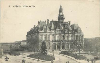 / CPA FRANCE 87 "Limoges, l'hôtel de ville"