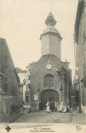 / CPA FRANCE 87 "Limoges, chapelle Saint Aurélien "