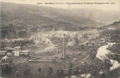 / CPA FRANCE 15 "Massiac, vue générale et la vallée de l'Allagnon"