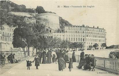 CPA FRANCE 06 "Nice, promenade des Anglais" / CARTE TOILÉE 