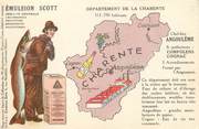 16 Charente / CPA FRANCE 16 "Département de la Charente" / EMULSION SCOTT