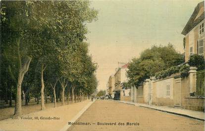 CPA FRANCE 26 "Montélimar, boulevard des marais" / CARTE TOILÉE 