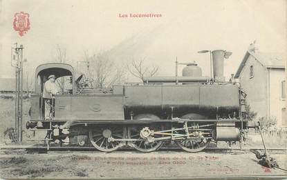 CPA TRAIN / LOCOMOTIVE "Machine pour trains légers et de Gare"