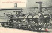 Chemin De Fer CPA TRAIN / LOCOMOTIVE "ancienne machine Crampton à voyageurs"