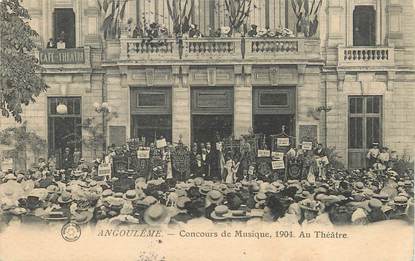 / CPA FRANCE 16 "Angoulême, concours de musique"