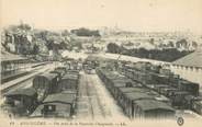 16 Charente / CPA FRANCE 16 "Angoulême, vue prise de la passerelle Chaignaud" / GARE