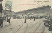 16 Charente / CPA FRANCE 16 "Angoulême, place des Halles centrales" / TRAMWAY