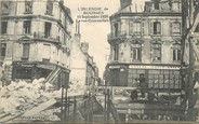 18 Cher / CPA FRANCE 18 "L'incendie de Bourges, la rue Coursalon"