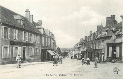 / CPA FRANCE 18 "Culan, rue Nationale"