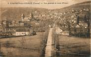 23 Creuse / CPA FRANCE 23 "Chambon sur Voueize, vue générale et route d'Evaux"