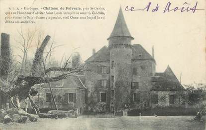 / CPA FRANCE 24 "Château de Pelvezie près Saint Geniès"