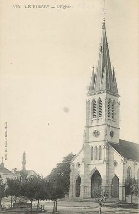 / CPA FRANCE 25 "Le Russey, l'église"