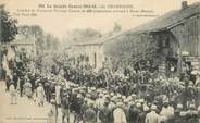 51 Marne / CPA FRANCE 51 "Combat de Ville sur Tourbe, convoi de 400 prisonniers arrivant à Hans" / MILITAIRE