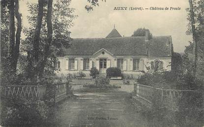 / CPA FRANCE 45 "Auxy, château de Presle"