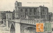 26 DrÔme / CPA FRANCE 26 "Romans, pont reliant Romans à Bourg de Péage"