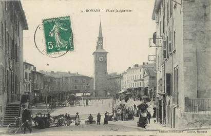 / CPA FRANCE 26 "Romans, place Jacquemart"