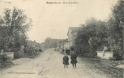 / CPA FRANCE 51 "Hans, pont de la barre" / ENFANTS