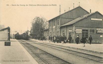 / CPA FRANCE 51 "Gare du camp de Châlons"