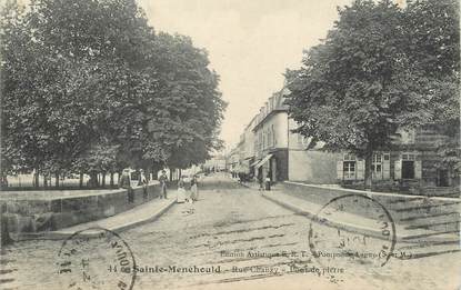 / CPA FRANCE 51 "Sainte Menehould, rue Chanzy, pont de pierre"