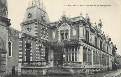 / CPA FRANCE 52 "Langres, hôtel des postes et télégraphes " 