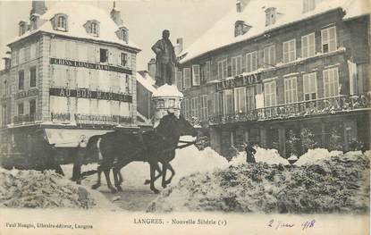 / CPA FRANCE 52 "Langres, nouvelle Sibérie"