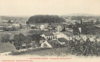 / CPA FRANCE 52 "Bourbonne Les Bains, vue générale"