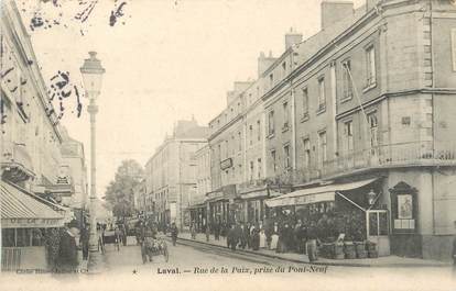 / CPA FRANCE 53 "Laval, rue de la paix"