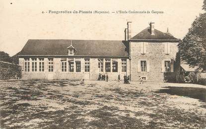 / CPA FRANCE 53 "Fougerolles du Plessis, l'école communale de garçons"