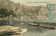 CPA FRANCE 06 "Beaulieu, le Port et la petite Afrique" / CARTE TOILÉE 