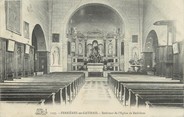 45 Loiret / CPA FRANCE 45 "Ferrières en Gatinais, intérieur de l'église de Bethléem"