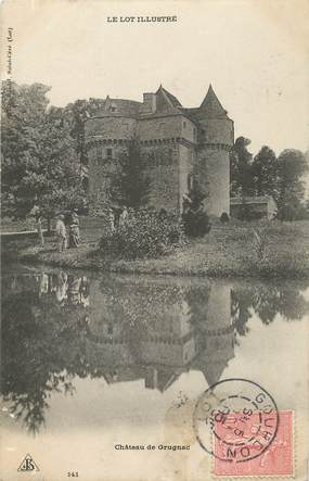 / CPA FRANCE 46 "Château de Grugnac"