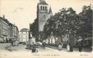 46 Lot / CPA FRANCE 46 "Cahors, la place du marché"