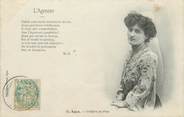 47 Lot Et Garonne / CPA FRANCE 47 "Agen, coiffure du pays"